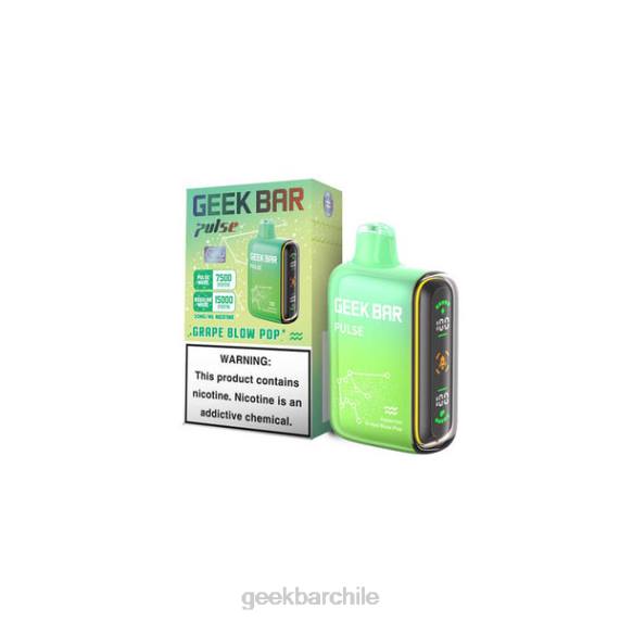 Geek Bar Pulse desechable pop de golpe de uva D62L9 - Geek Bar Nicotina