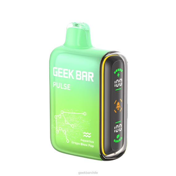 Geek Bar Pulse vaporizador desechable 15k pop de golpe de uva de acuario D62L42 - Geek Bar Vape